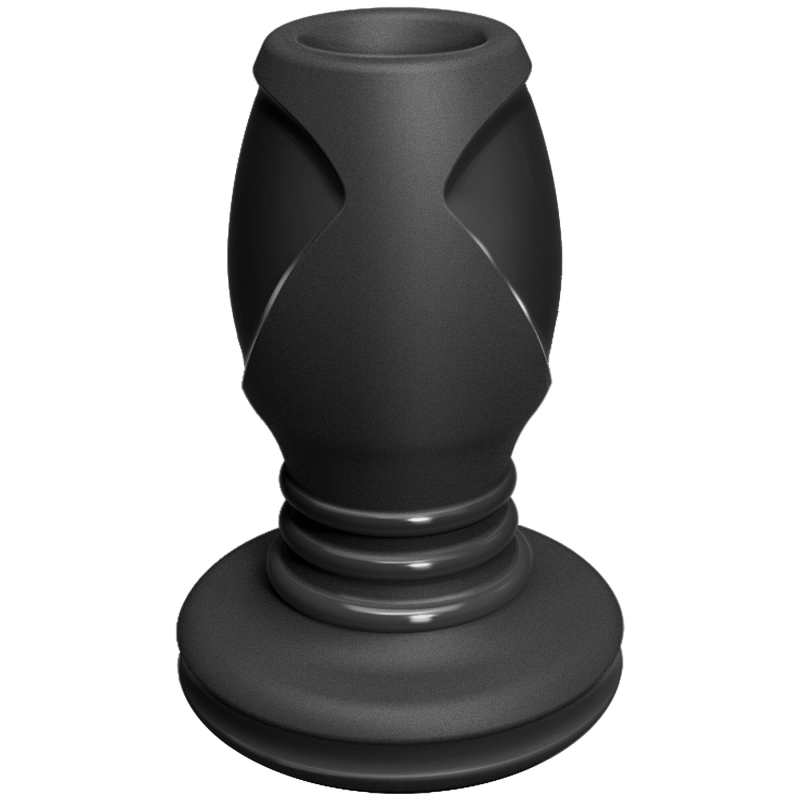 Анальний тунель Doc Johnson Platinum Premium Silicone The Stretch Medium Black