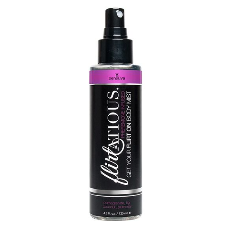 Спрей-мист для тіла з феромонами Sensuva Flirtatious Pomegranate, Fig, Coconut & Plumeria, 125 мл