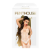 Бодистокінг з імітацією панчіх на підв'язках Penthouse Eye of The Storm White XL