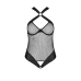 Сітчасте боді з халтером Passion Amanda Body, XXL/XXXL, чорне