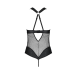 Сітчасте боді з халтером Passion Amanda Body, XXL/XXXL, чорне