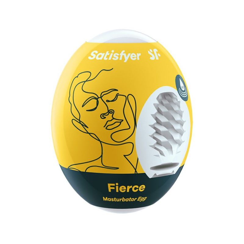 Мастурбатор-яйце самозмащувальний Satisfyer Masturbator Egg Fierce