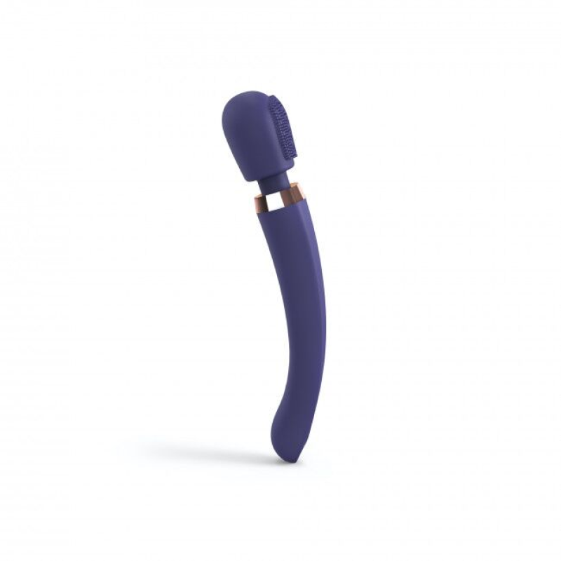 Вібромасажер із силіконовою щіточкою Love to Love Brush Crush Midnight Indigo