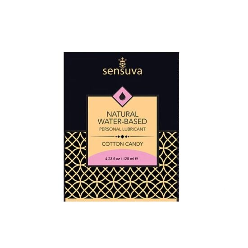 Пробник лубриканту Sensuva Natural Water-Based Cotton Candy, 6 мл