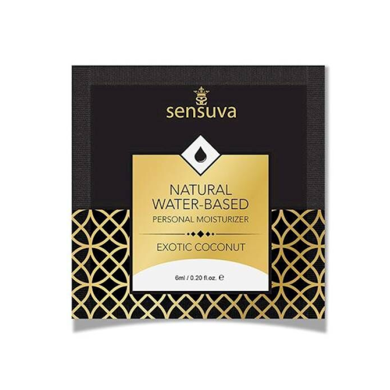 Пробник лубриканта Sensuva Natural Water-Based Exotic Coconut, 6 мл