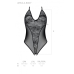 Боді з ажурним декором та відкритим кроком Passion Ursula Body, L/XL, чорне