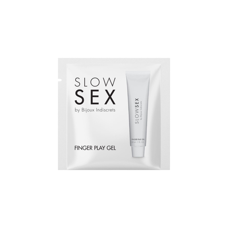 Пробник гель-змазки для мастурбації Bijoux Indiscrets Slow Sex Finger Play Gel