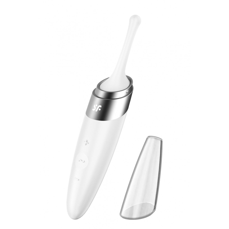 Вібратор для клітора Satisfyer Twirling Delight, білий