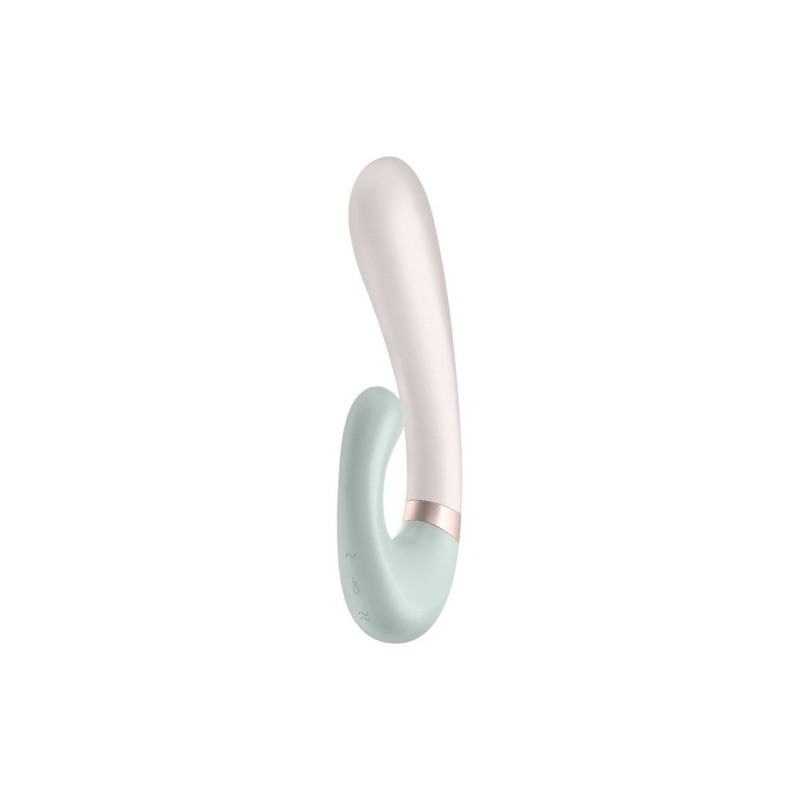 Смарт-вібратор-кролик з підігрівом Satisfyer Heat Wave Mint