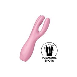 Клиторальний вібратор Satisfyer Threesome 3 з трьома пальчиками Клиторальний вібратор Satisfyer Threesome 3 з трьома пальчиками