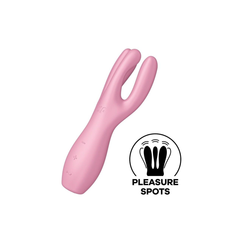 Клиторальний вібратор Satisfyer Threesome 3 з трьома пальчиками