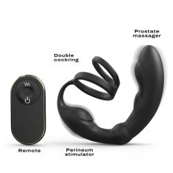 Масажер простати Dorcel P-Ring з ерекційним кільцем та пультом ДК Масажер простати Dorcel P-Ring з ерекційним кільцем та пультом ДК