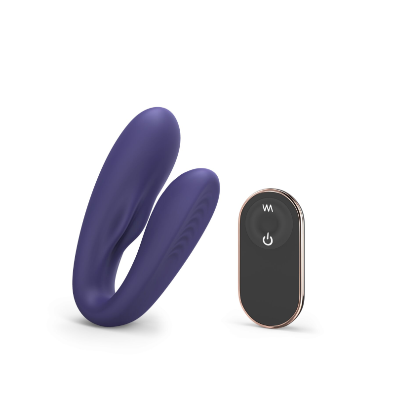 Вібратор для пар з пультом ДУ Love To Love Match Up Midnight Indigo