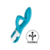Вібратор кролик з трійним відростком Satisfyer Embrace me Turquoise
