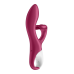 Вібратор-кролик з потрійним відростком Satisfyer Embrace me Berry