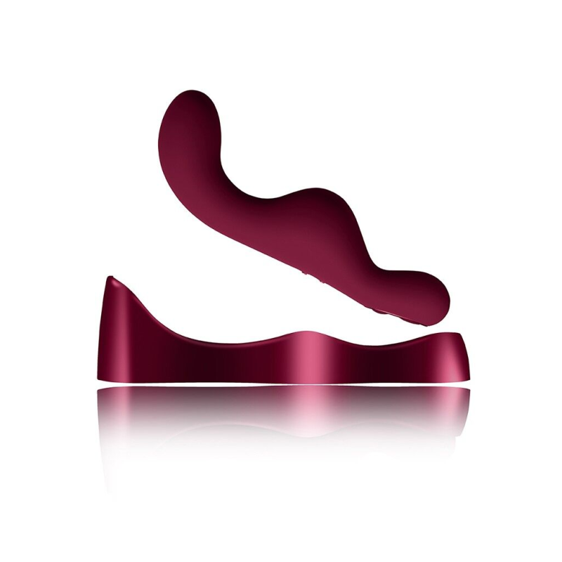 Універсальний sit-on-top вібратор Rocks Off Ruby Glow Blush з пультом ДУ