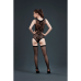 Комплект боді та панчохи Moonlight Model 15, Black