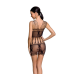 Бодистокінг міні-сукня з метеликами Passion BS090 One Size, чорний