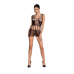 Бодистокінг міні-сукня з метеликами Passion BS090 One Size, чорний