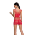 Бодистокинг міні-плаття з метеликами Passion BS090 One Size, red