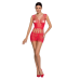 Бодистокинг міні-плаття з метеликами Passion BS090 One Size, red