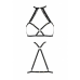 Портупея зі стреп з мереживом Passion Exclusive Lorry Bra, black