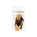 Боді Penthouse All The Way S/L чорне, відкрита спина, рукави, низ у вигляді танга