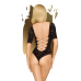 Боді Penthouse Salute Me S/L Black