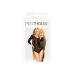 Боді Penthouse Under My Spell XL Black з довгими рукавами