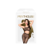 Комплект Penthouse Work it Out S/L Black: топ і колготки з ажурним плетенням