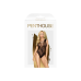 Боді Penthouse Runway Queen XL Black з вирізом на спині