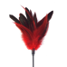 Щекоталка з пером півня Art of Sex Feather Paddle, червона
