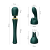 Вібромасажер Zalo Kyro Wand Turquoise Green