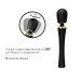 Вібромасажер з насадками Zalo Kyro Wand Obsidian Black