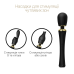Вібромасажер з насадками Zalo Kyro Wand Obsidian Black
