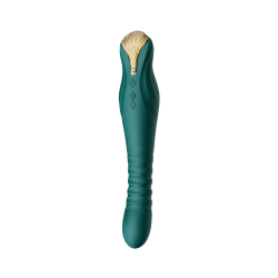 Смартвібратор-пульсатор Zalo King Turquoise Green