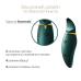 Вібратор 2в1 з язичком Zalo Hero Jewel Green