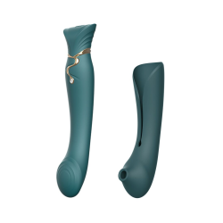 Смартвібратор Zalo Queen Set Jewel Green 3в1