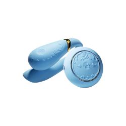 Смартвібратор для пар Zalo Fanfan, колір Royal Blue Смартвібратор для пар Zalo Fanfan, колір Royal Blue