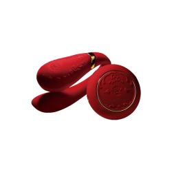 Смартвібратор для пар Zalo Fanfan Bright Red з пультом ДК Смартвібратор для пар Zalo Fanfan Bright Red з пультом ДК