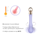 Вібромасажер із підігрівом Zalo Sweet Magic Confidence Wand Fantasy Violet