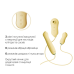 Набір 3в1 Zalo UNICORN Set Yellow: віброяйце, пульсатор, вакуумний стимулятор