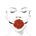 Кляп-троянда Zalo Rose Ball Gag