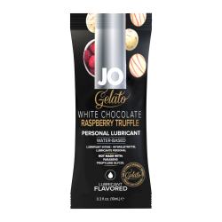 Пробник лубриканту JO Gelato White Chocolate Raspberry, 10 мл