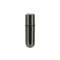 Вібропуля PowerBullet First-Class Bullet 2.5″ з чохлом-брелоком, Gun Metal Вібропуля PowerBullet First-Class Bullet 2.5″ з чохлом-брелоком, Gun Metal