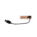 Вібропуля PowerBullet First-Class Bullet 2.5″ з чохлом-брелоком, Rose Gold