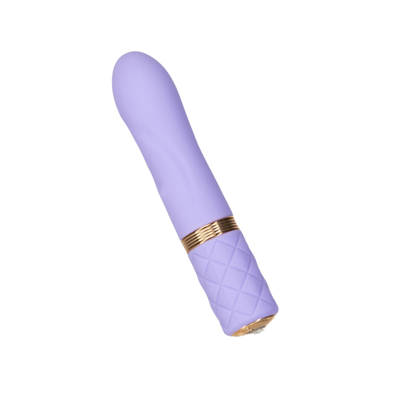 Вібратор Pillow Talk Flirty Purple Special Edition з кристалом Swarovski, пов'язка на очі та гра в комплекті