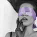 Вібратор Pillow Talk Flirty Purple Special Edition з кристалом Swarovski, пов'язка на очі та гра в комплекті