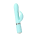Вібратор-кролик Pillow Talk Lively з ротацією, Teal, кристал Swarovski