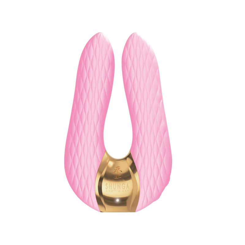 Вібратор для клітора Shunga Aiko Light Pink з гнучкими кінчиками